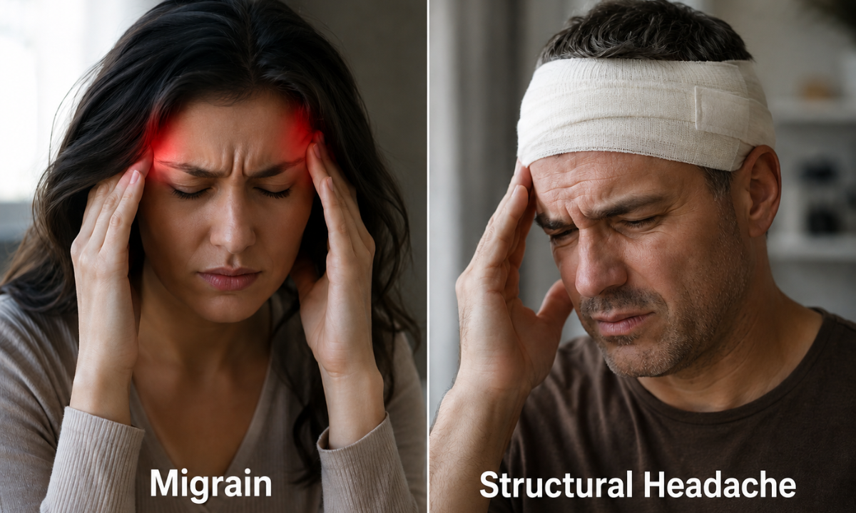 Comparing Migraines and Structural Headaches