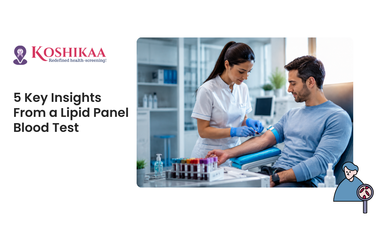 Lipid panel blood test