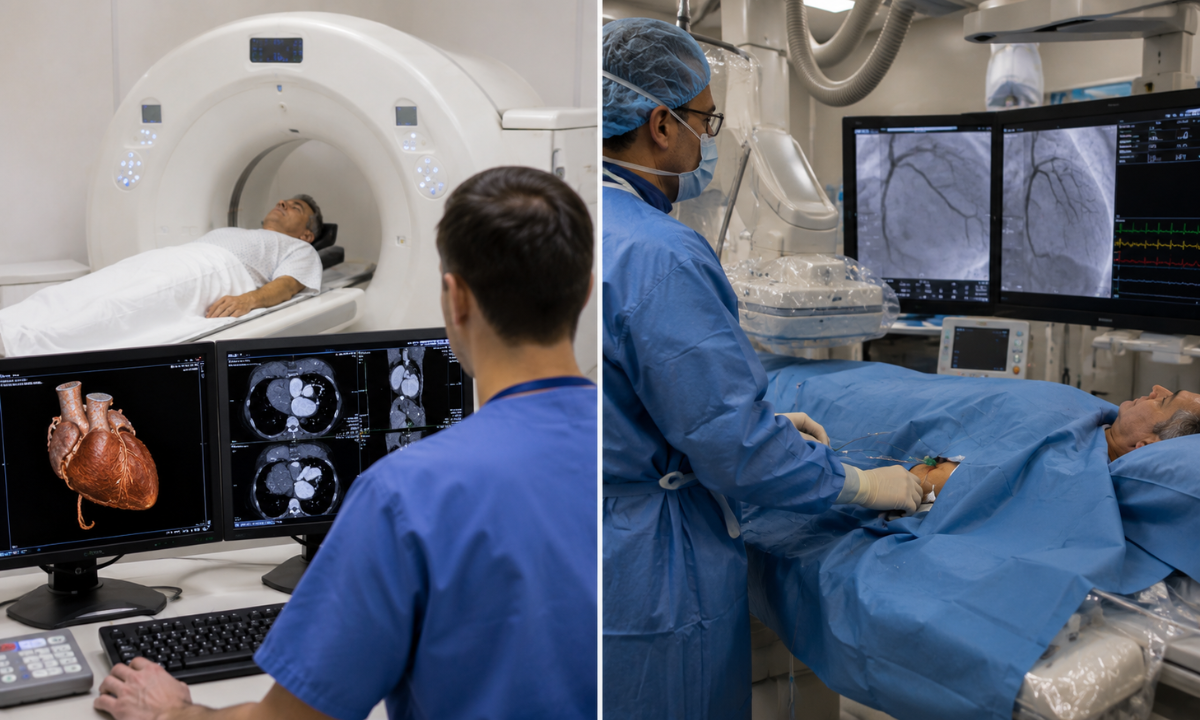 Cardiac CT Scan vs. Angiogram
