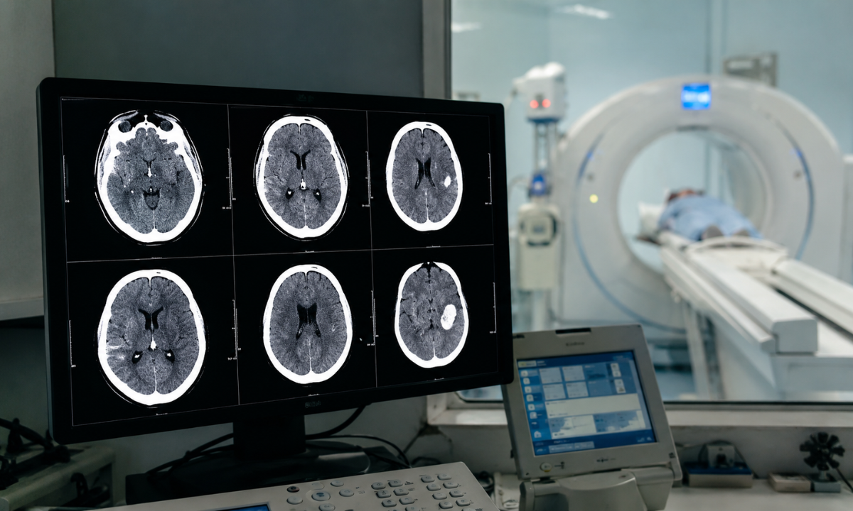 CT scan blood clot