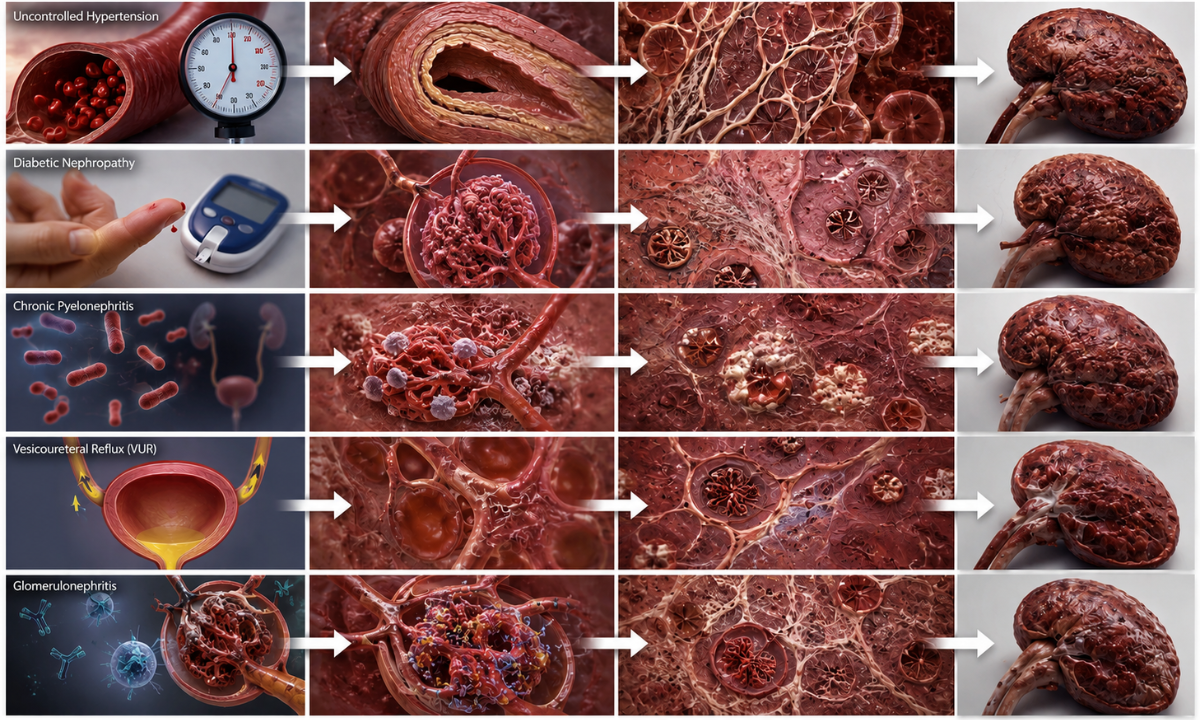 Root Trigger kidney scarring