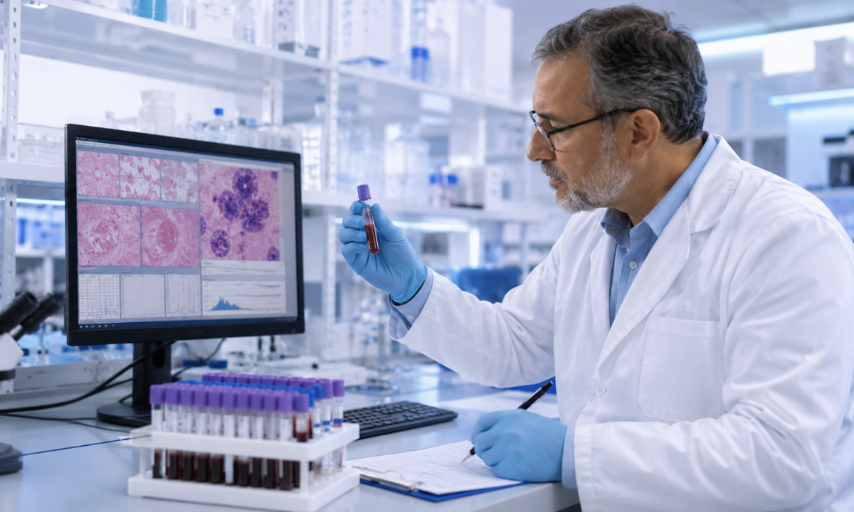 Cancer marker blood test