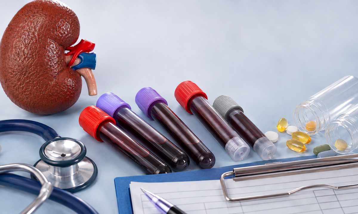KIdney function test by blood test