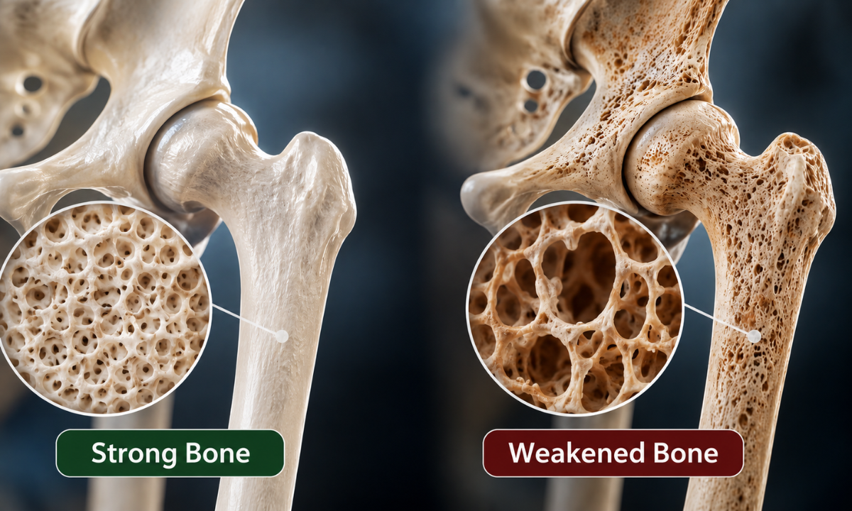 Vitamin D deficiency and weak bones