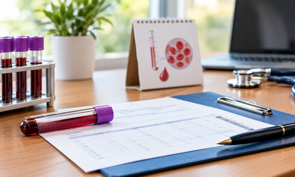 Blood sample testing for ESR inflammation marker