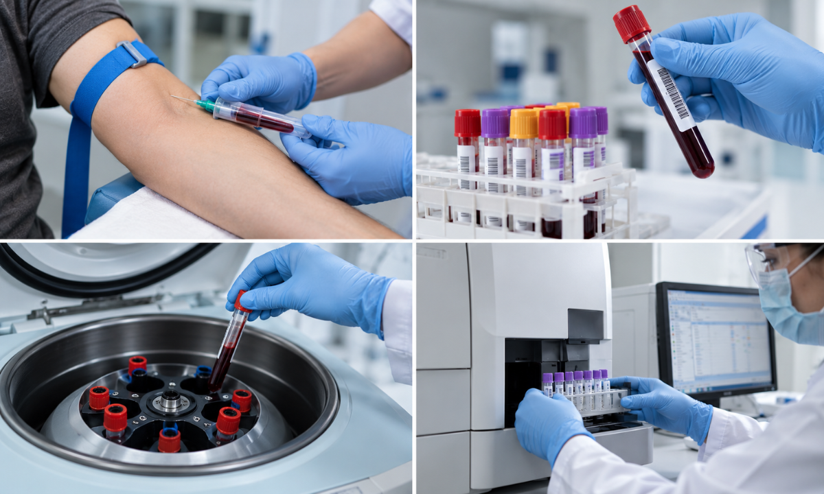 Blood sample collection for Hepatitis B testing