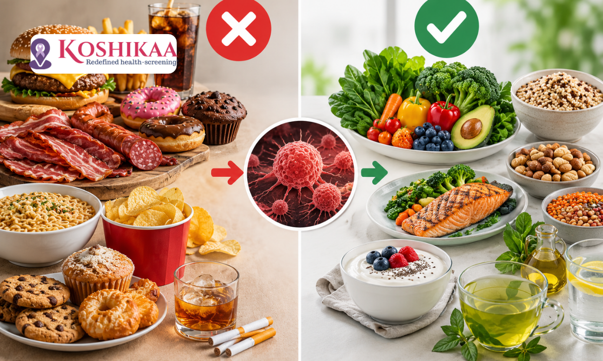 Foods that may increase cancer risk and healthier alternatives