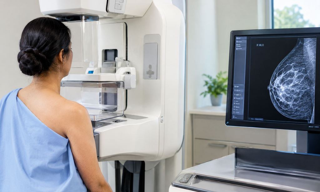 Mammography screening test for early breast cancer detection